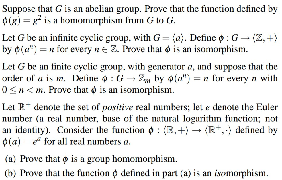 Solved Suppose That G Is An Abelian Group. Prove That The | Chegg.com