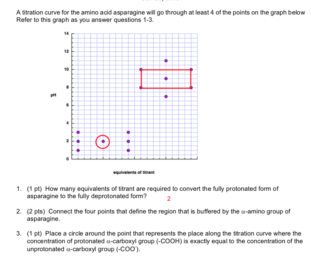 Asparagine Titration Curve