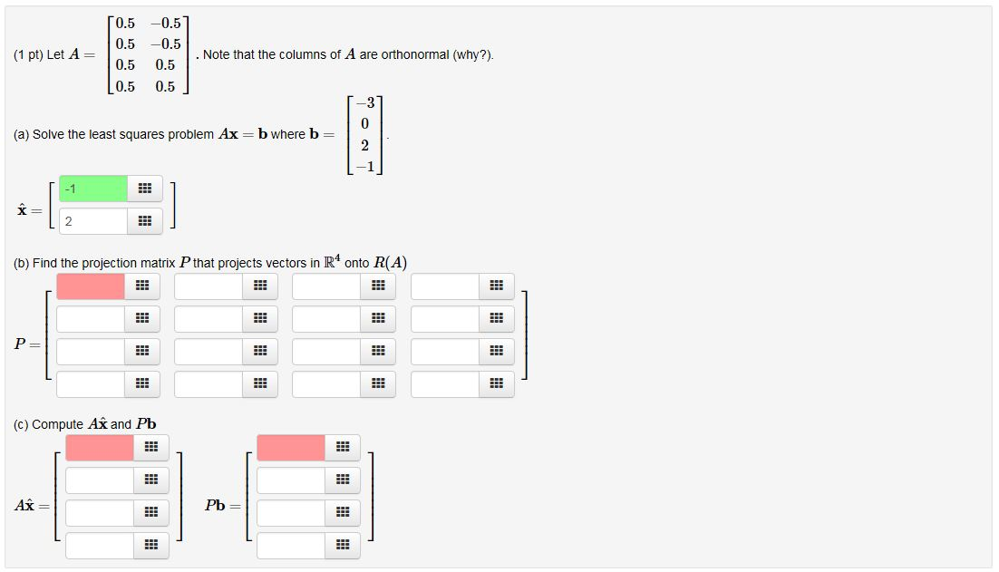 Solved Let A = . Note that the columns of A are orthonormal