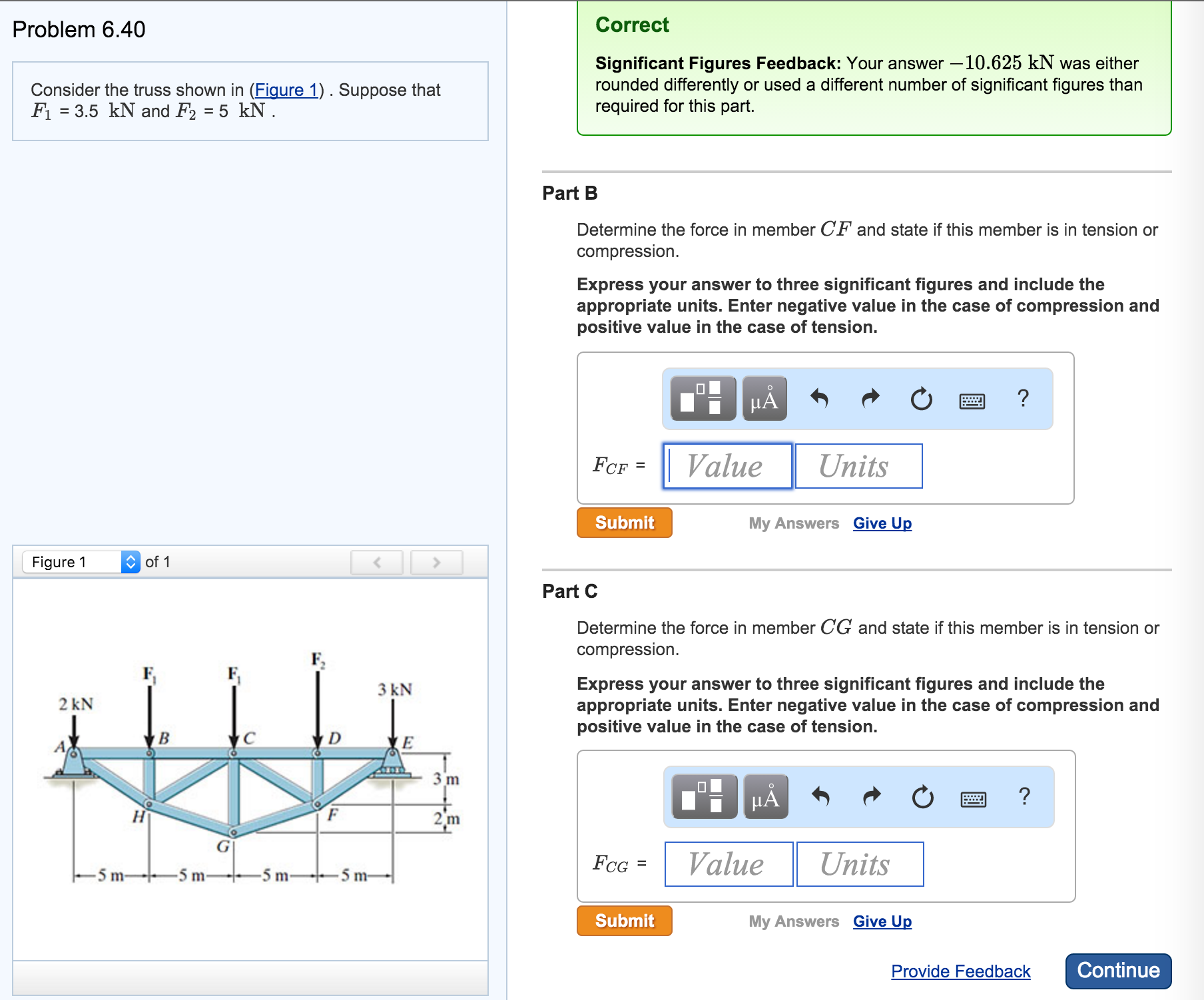 Solved Consider The Truss Shown In (Figure 1). Suppose That | Chegg.com