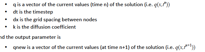 Write a MATLAB function that updates the values of q | Chegg.com