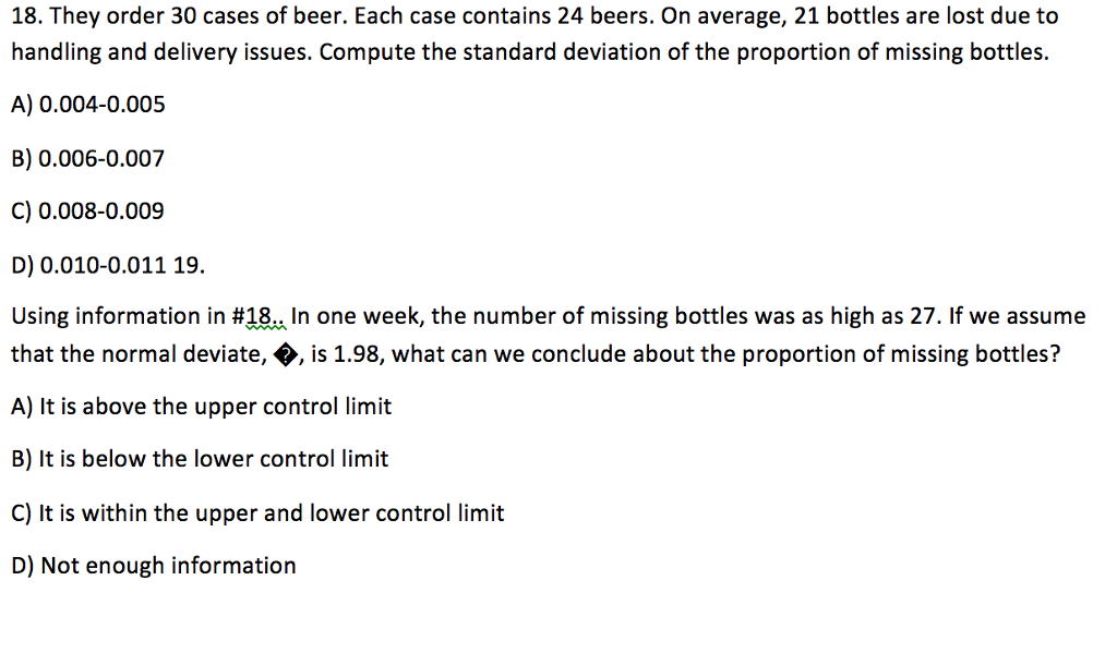 Solved 18. They order 30 cases of beer. Each case contains