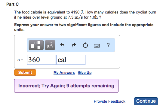 Solved Problem 11.64 Part A When you ride a bicycle at | Chegg.com