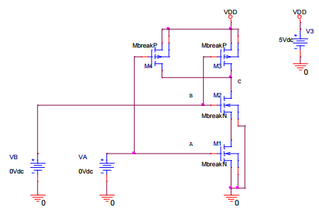 Solved We will use the CD4007UBE device to implement a | Chegg.com