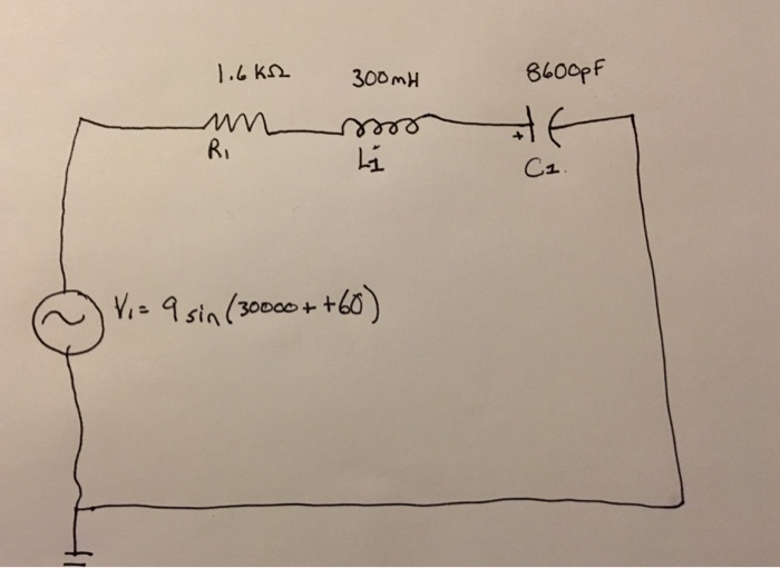 Solved What is the total Impedance of the circuit and the | Chegg.com