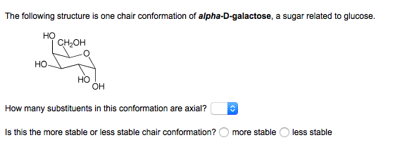 D Galactose Chair