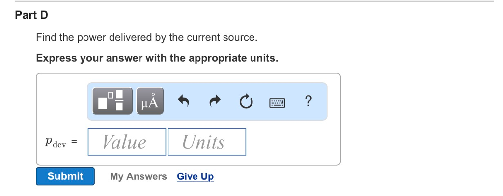 Solved Assume you have been asked to find the power | Chegg.com