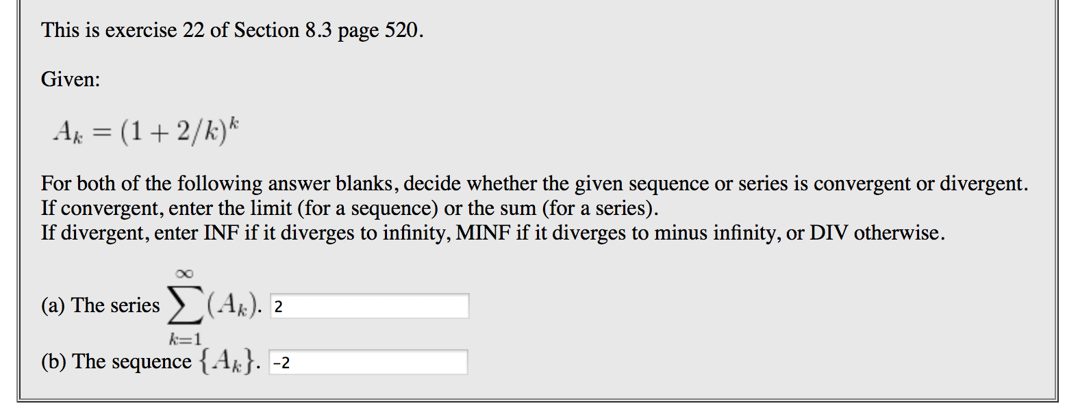 Solved This is exercise 22 of Section 8.3 page 520. Given: | Chegg.com