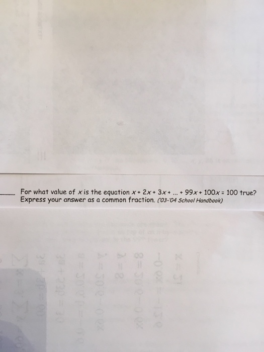 solved-for-what-value-of-x-is-the-equation-x-2x-3x-chegg