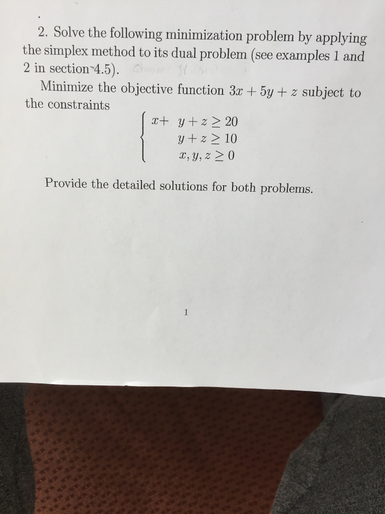 solve the following assignment problem minimisation