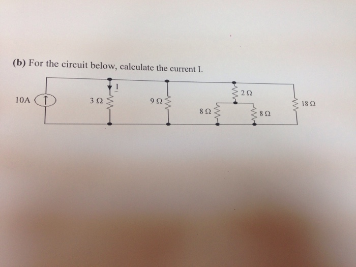 Solved For The Circuit Below, Calculate The Current I. | Chegg.com