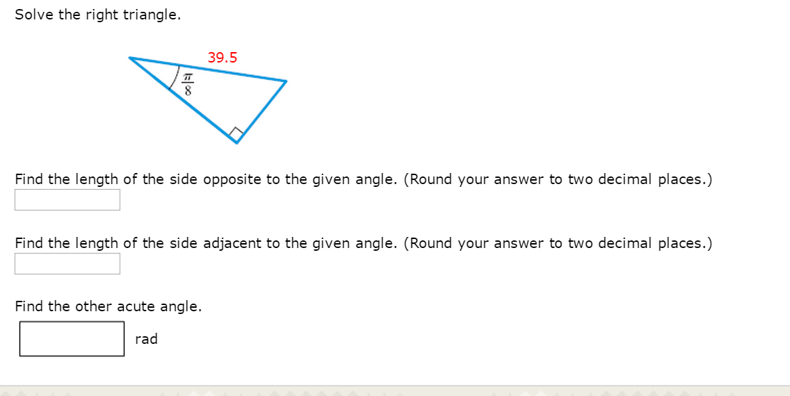 Solved Find x rounded to one decimal place. Solve the right | Chegg.com