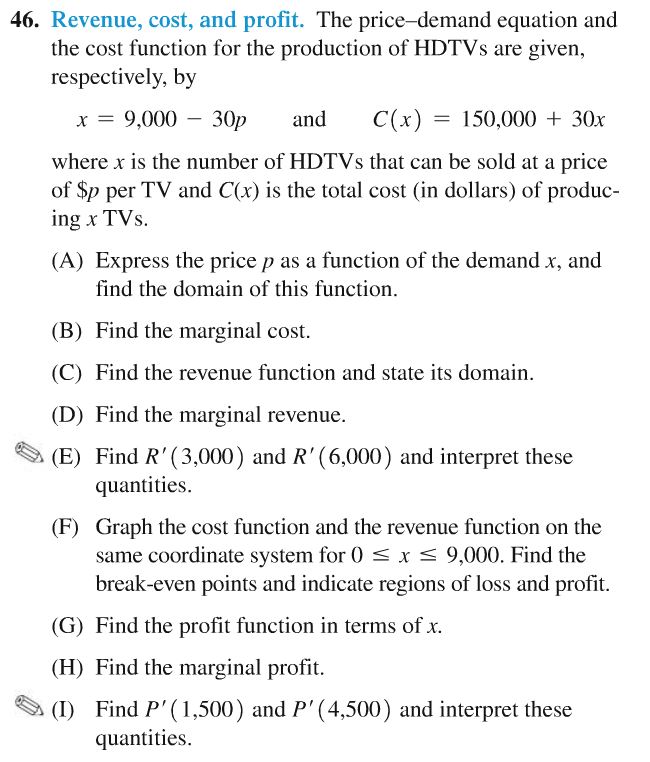 How To Find Marginal Revenue From Demand Function
