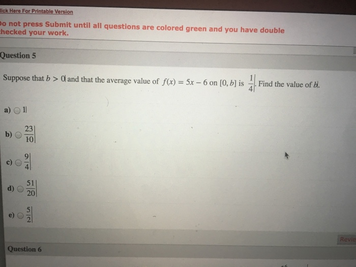 Solved Suppose That B > 0| And That The Average Value Of | Chegg.com