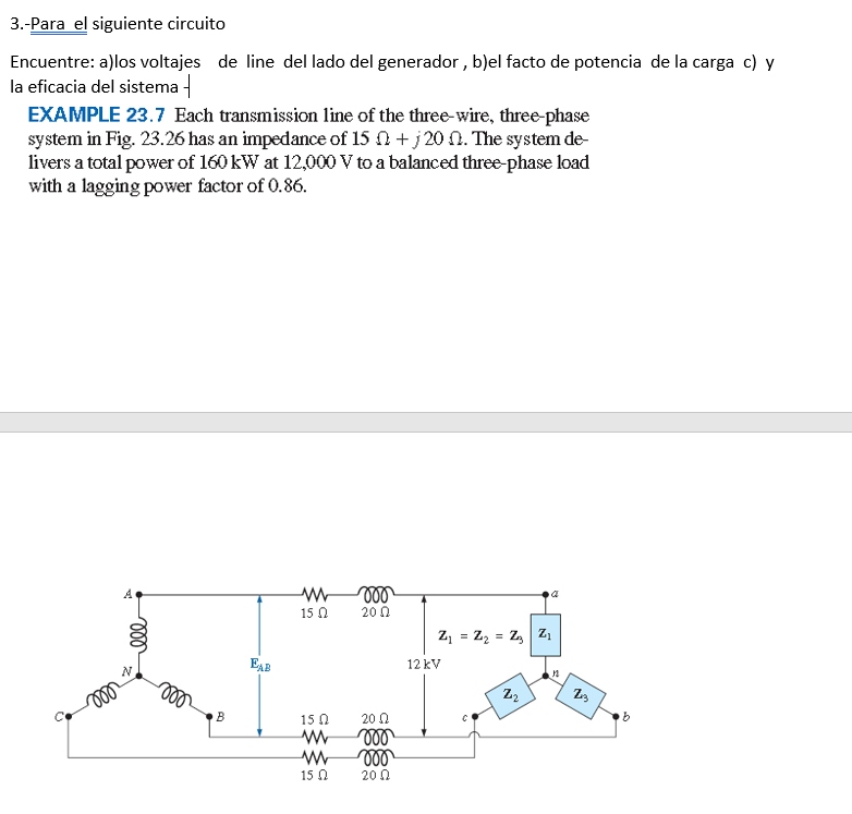 Solved 3.-Para El Siguiente Circuito Encuentre: A)los | Chegg.com