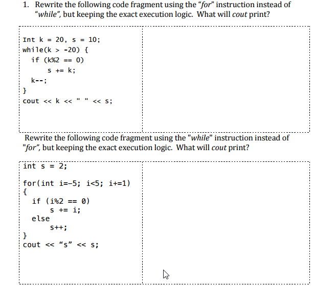 Solved If you could explain why the cout will print what it | Chegg.com