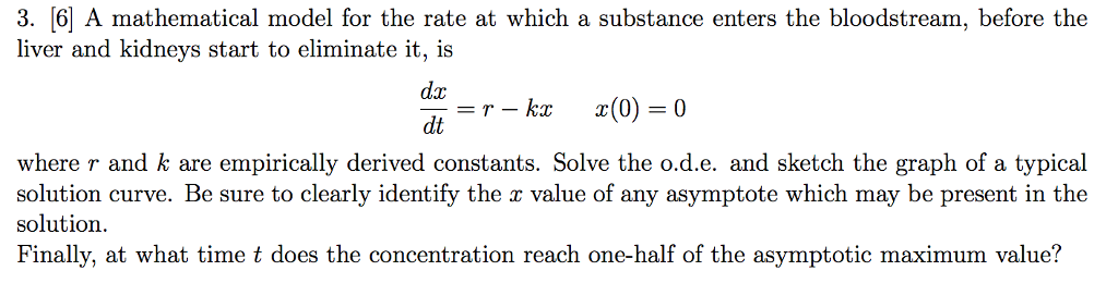 Solved A mathematical model for the rate at which a | Chegg.com