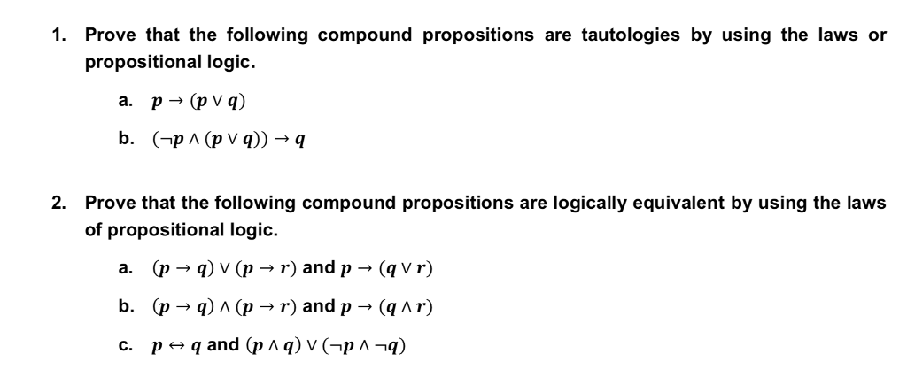 solved-1-prove-that-the-following-compound-propositions-are-chegg