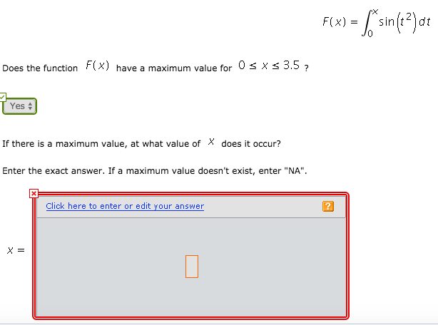 the maximum value of the function f of x is equal to