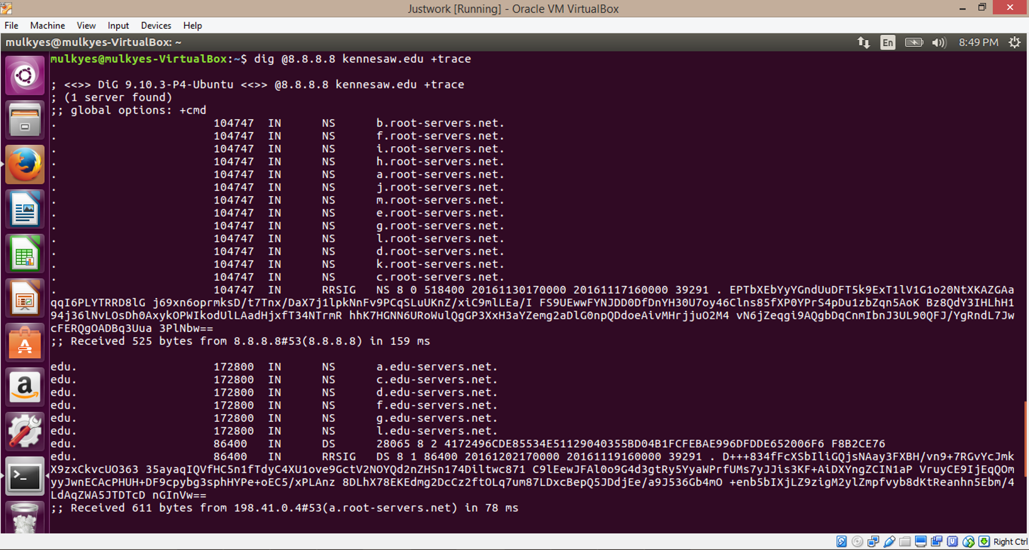 Solved Explain what is is happing in this trace command | Chegg.com