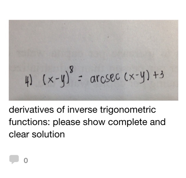 Derivative Of Arcsec X – Derivative of Inverse Secant – CQJX