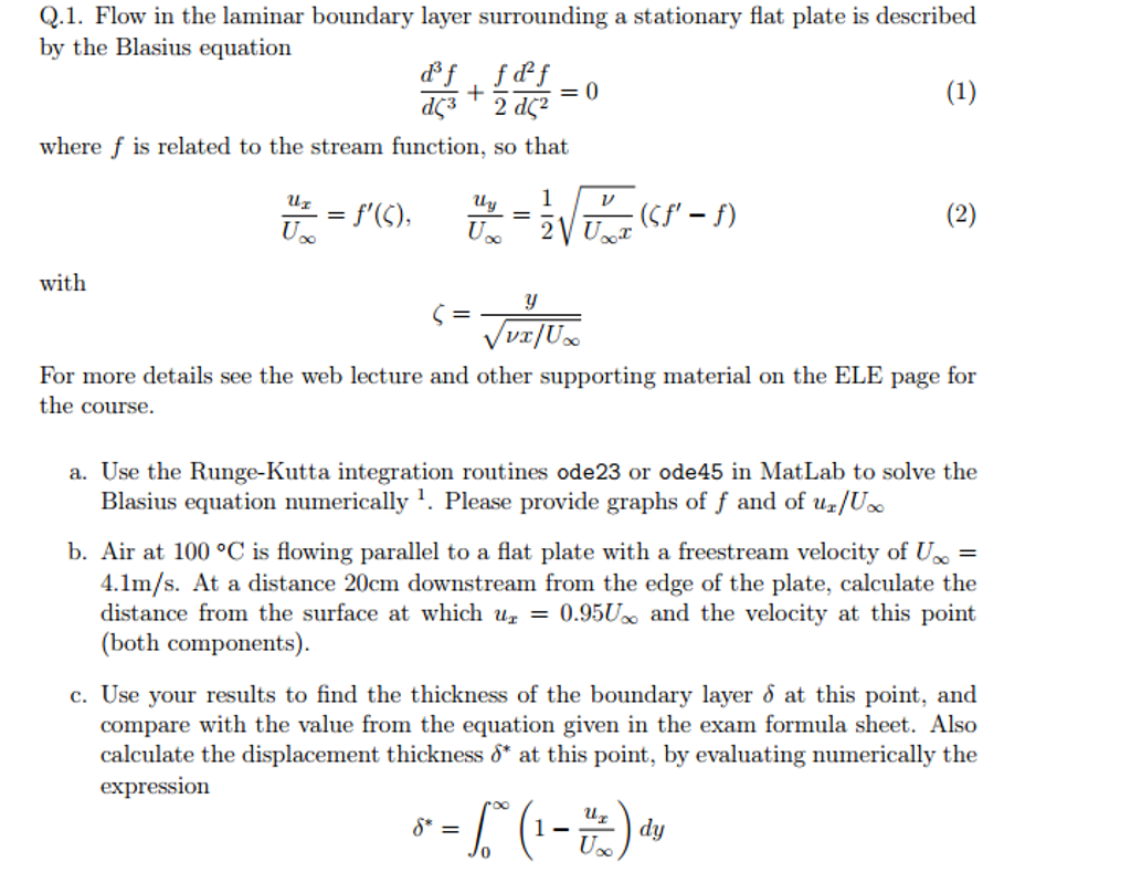 Laminar Flow Formula