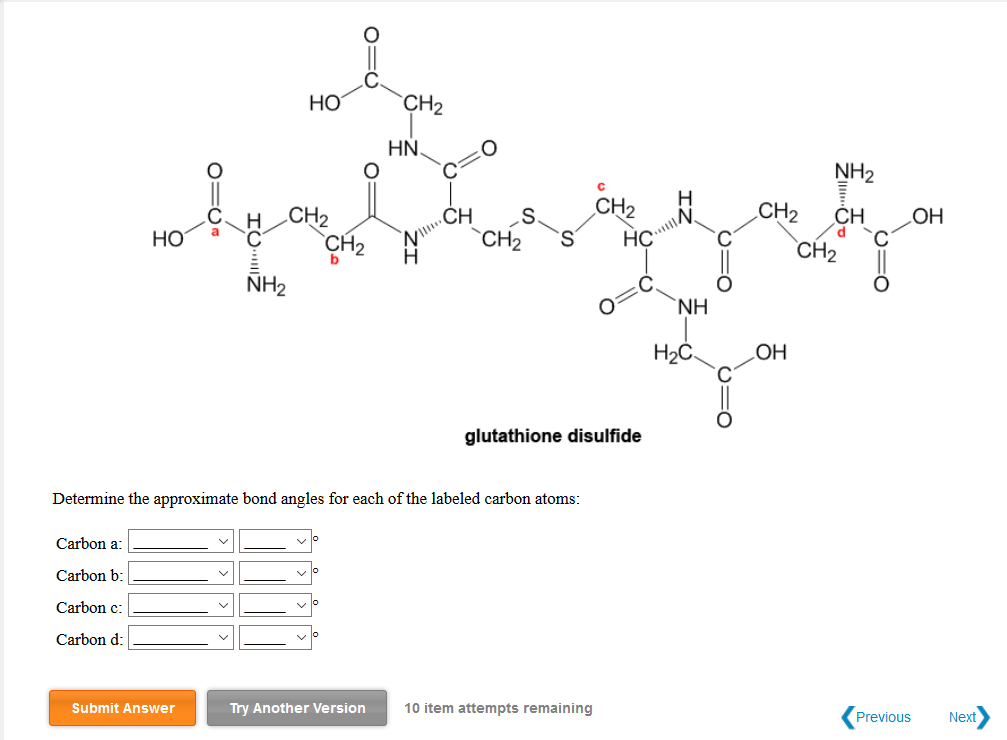 Solved Determine The Approximate Bond Angles For Each Of | Chegg.com