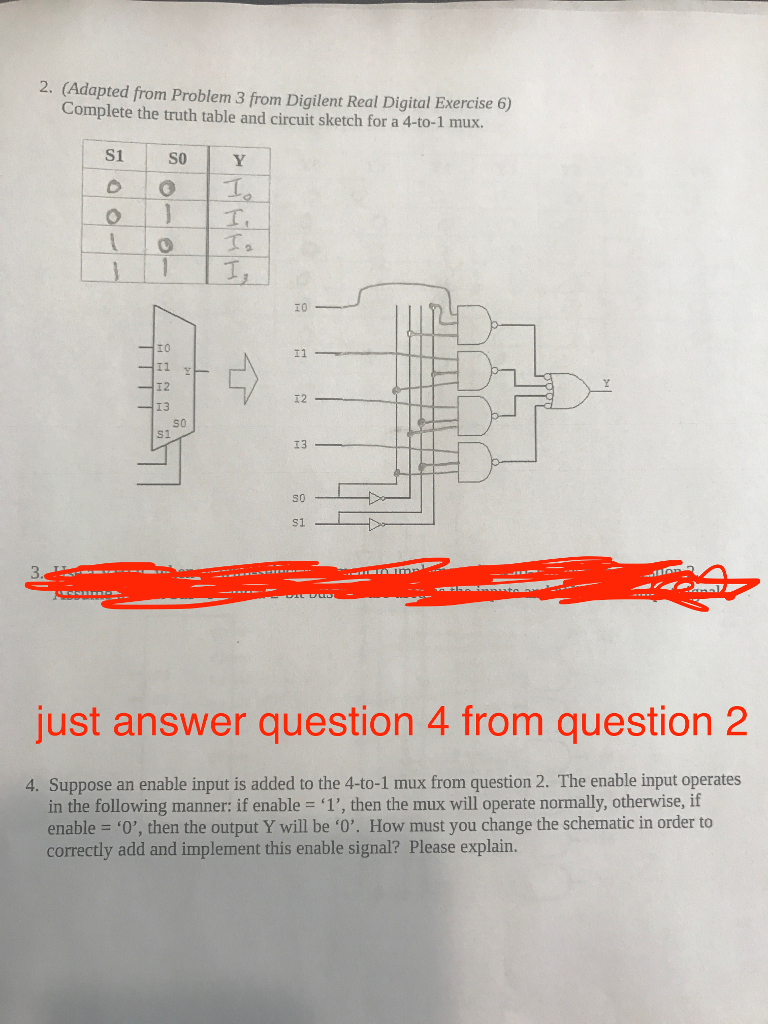 Solved Complete the truth table and circuit sketch for a | Chegg.com