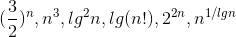 Solved Order the following functions by their growth rate | Chegg.com