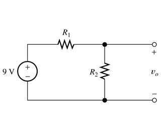 Solved We want to design a voltage-divider circuit to | Chegg.com