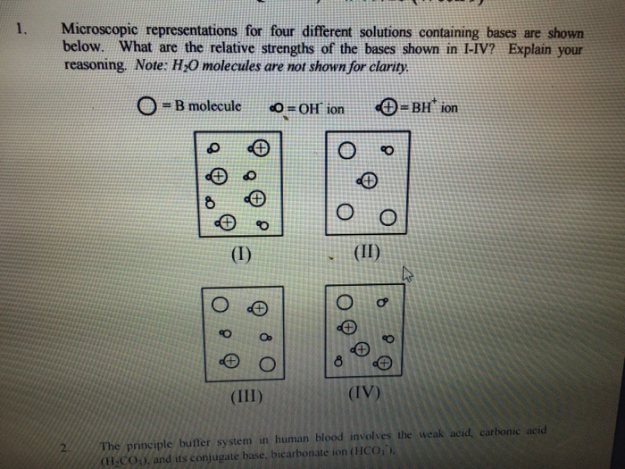 Solved Microscopic representations for four different | Chegg.com