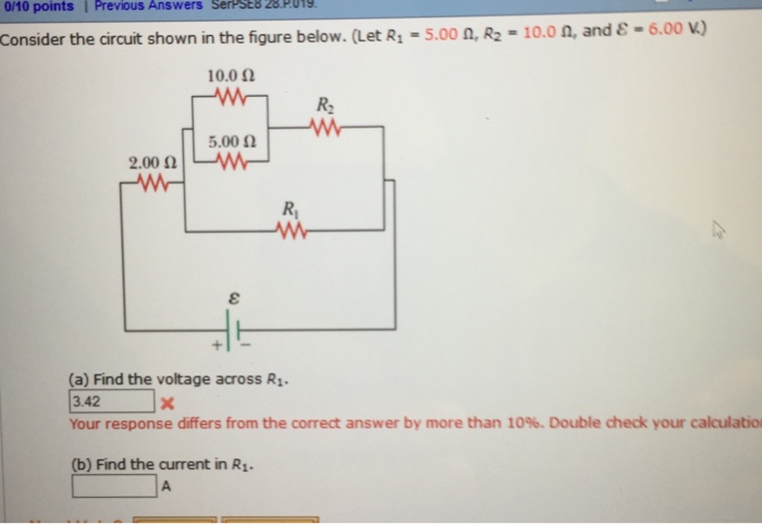 Solved Consider The Circuit Shown In The Figure Below. (Let | Chegg.com