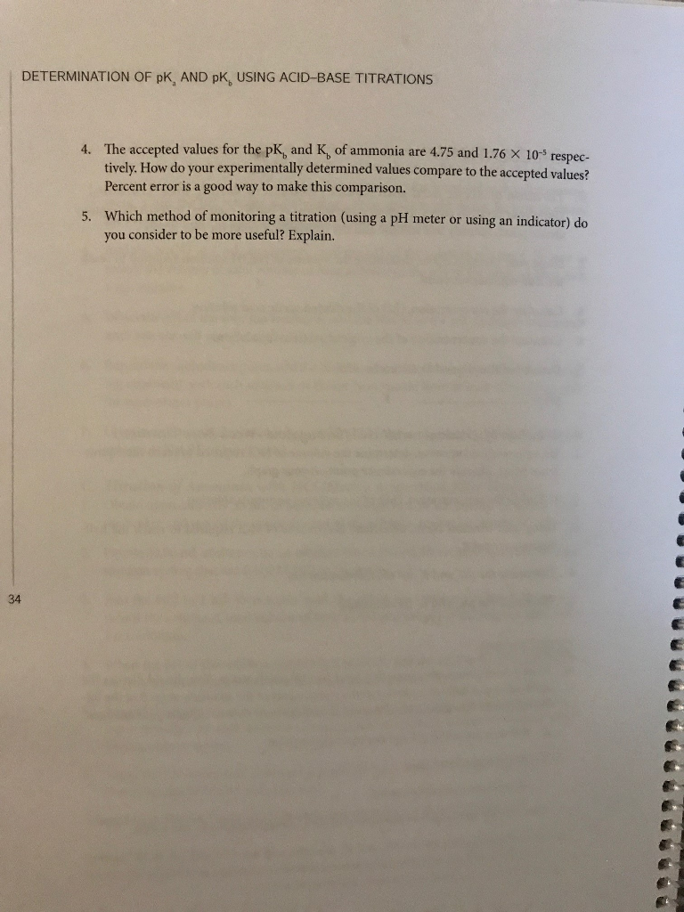 Solved CALCULATIONS B. Titration of Acetic Acid with NaOH