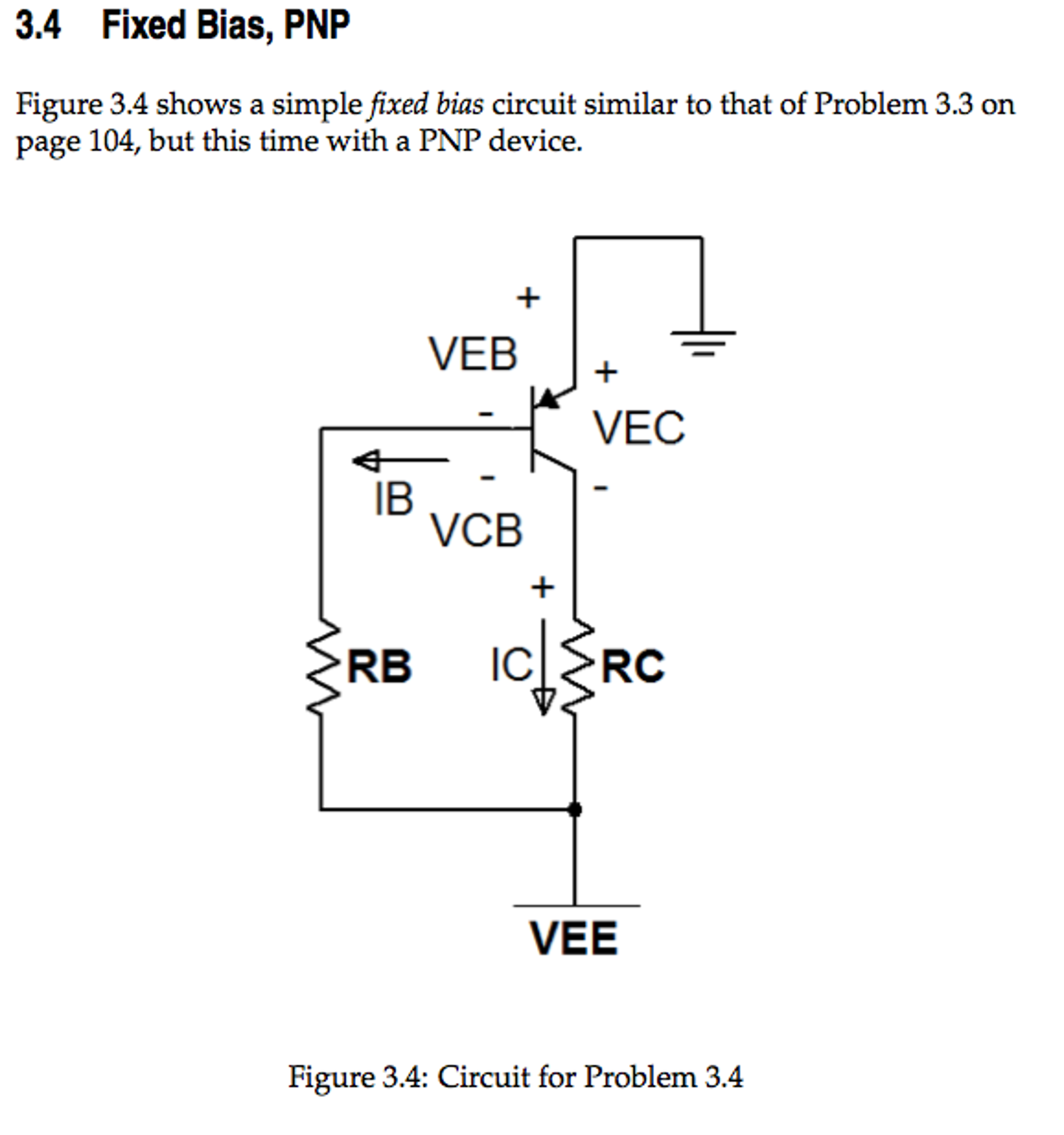 Solved Find the QPoint (operating point) values for base