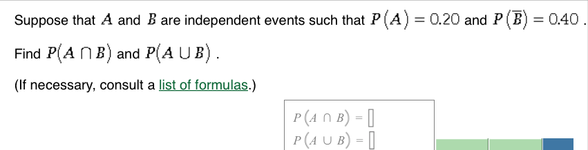 Solved Suppose That A And B Are Independent Events Such That | Chegg.com