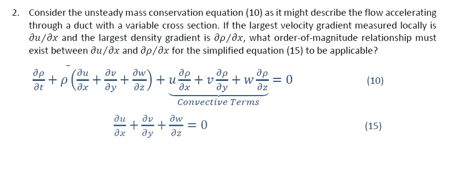 solved-consider-the-unsteady-mass-conservation-equation-10-chegg