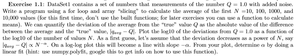 Using PYTHON: Plot the log10 of the deviation from | Chegg.com
