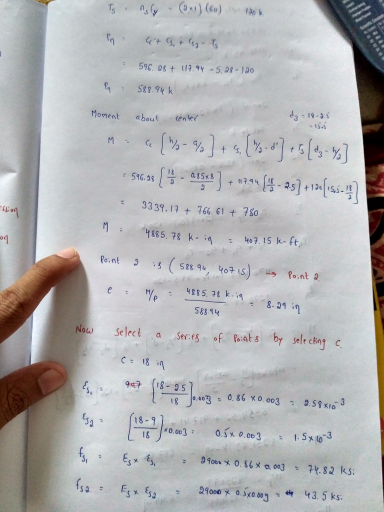 (Solved) - For the column shown in Fig. P11-5, use a strain ...