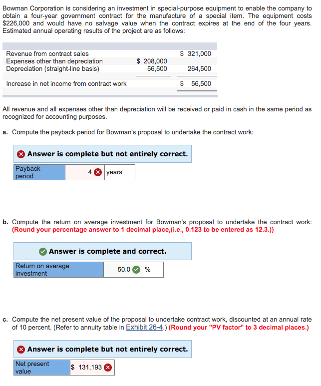 average investment contract