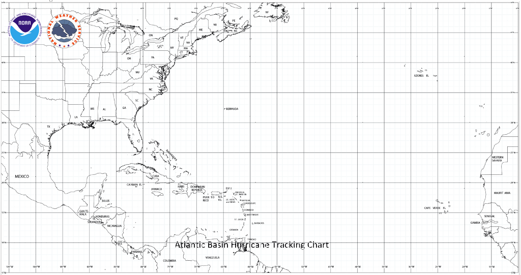 GEOG 1150 - Chapter 7: Hurricane Tracking Download | Chegg.com