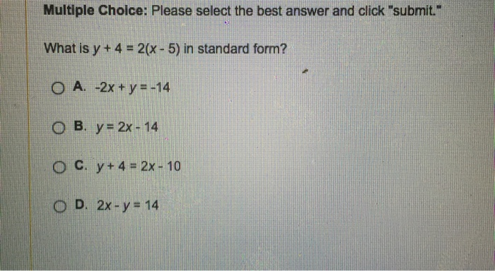 solved-what-is-y-4-2-x-5-in-standard-form-2x-y-chegg