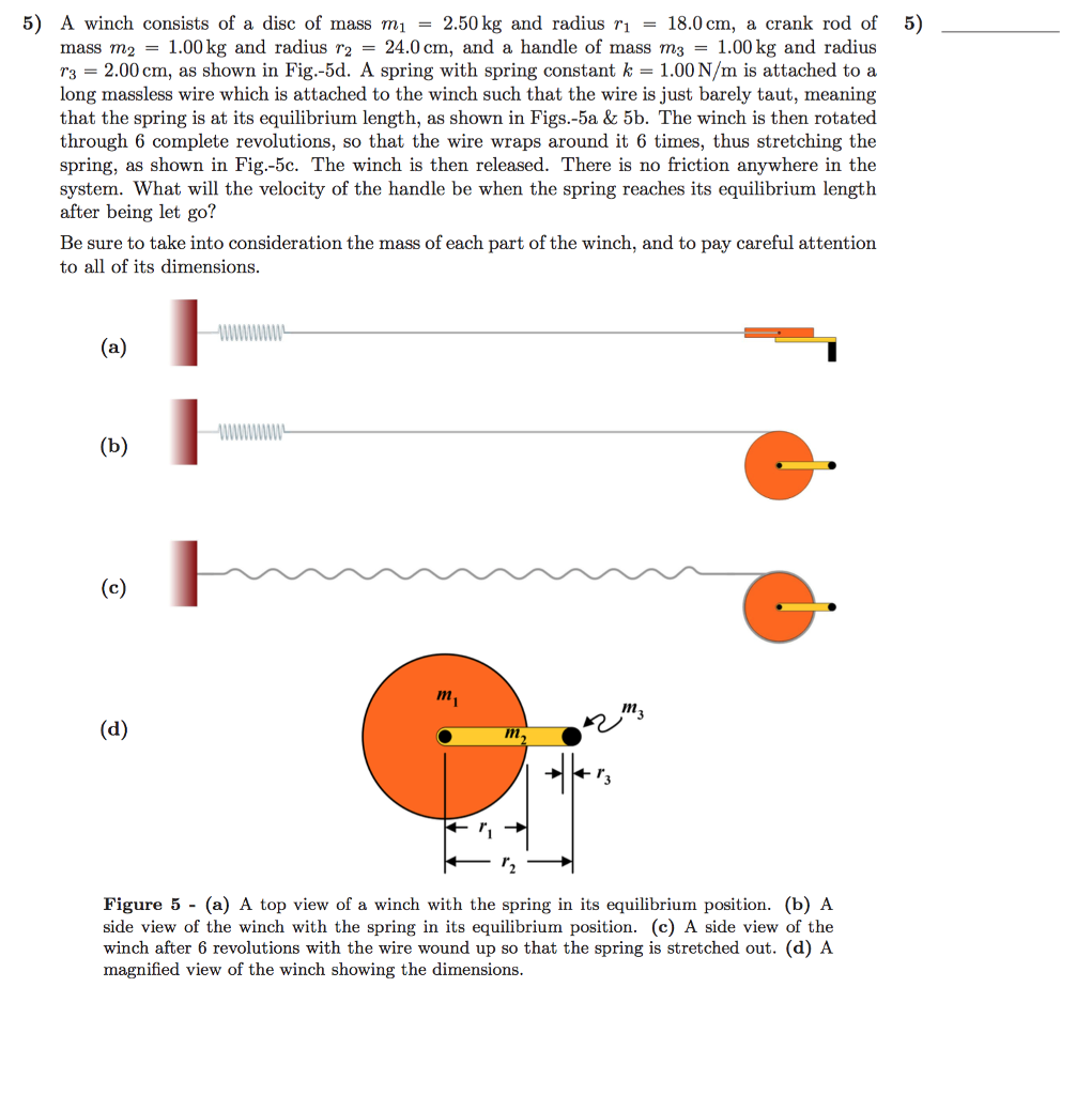 solved-5-a-winch-consists-of-a-disc-of-mass-m2-50-kg-and-chegg