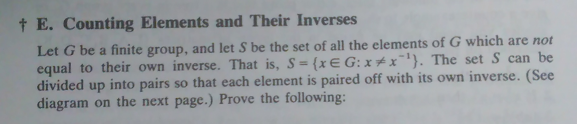 Solved Let G be a finite group, and let S be the set of all | Chegg.com