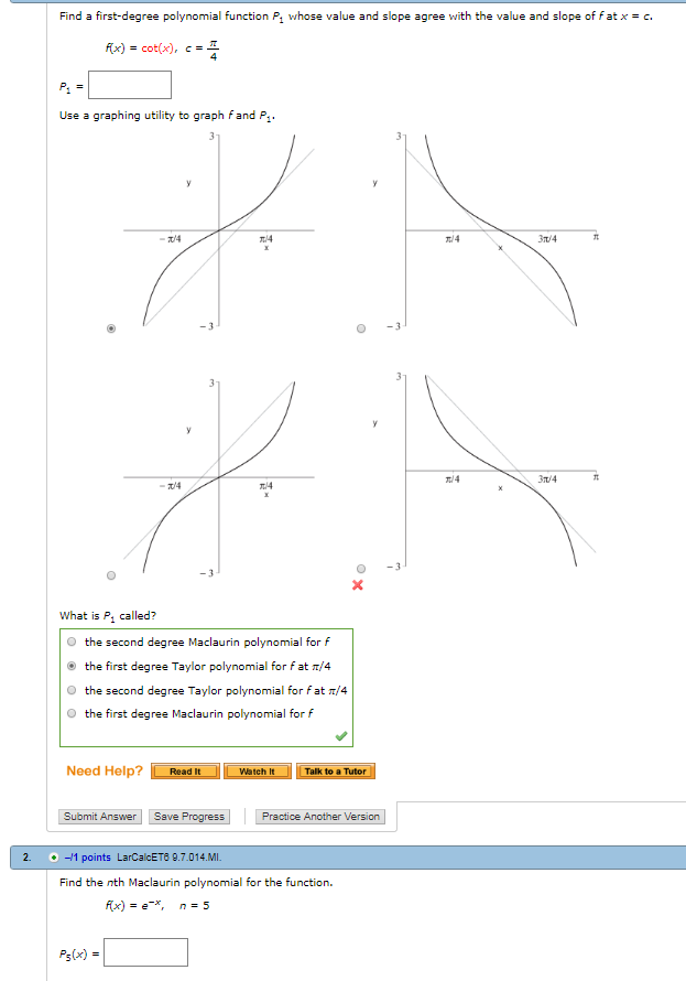 What Is A First Degree Polynomial Function