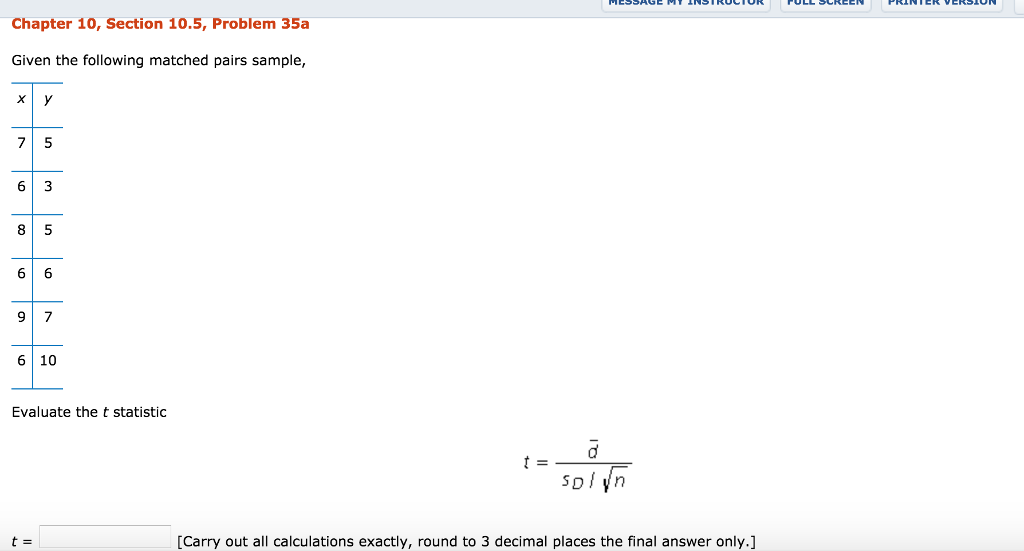 Solved Chapter 10, Section 10.5, Problem 35a Given the | Chegg.com
