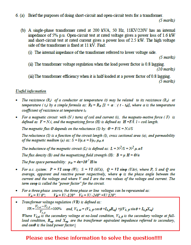 Solved 6 A Brief The Purposes Of Doing Short Circuit And Chegg Solved 6 A Brief The Purposes Of Doing Short Circuit And Chegg