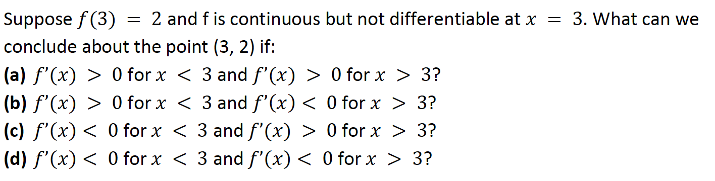 Solved Suppose F 3 2 And F Is Continuous But Not Chegg Solved Suppose F 3 2 And F Is Continuous But Not Chegg