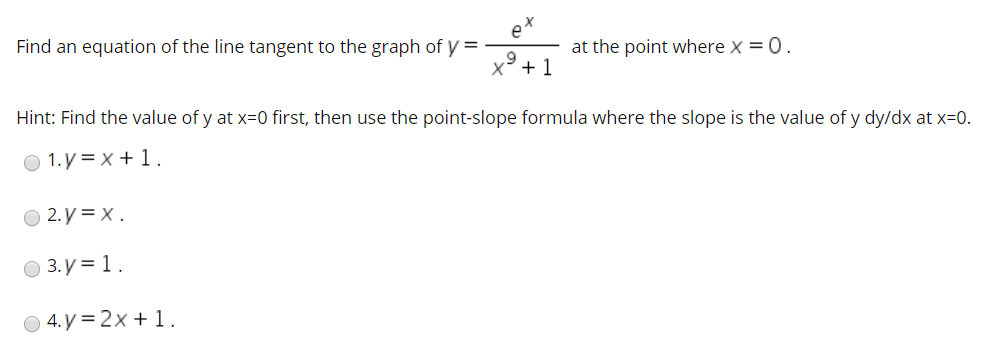 Solved Find an equation of the line tangent to the graph of | Chegg.com