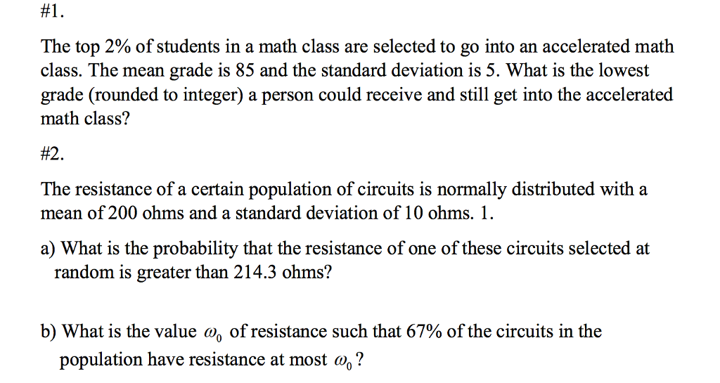 Solved the top 2 of students in a math class are selected chegg