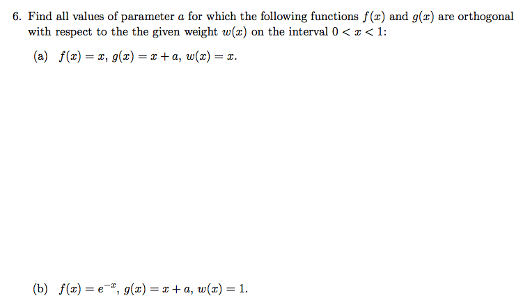 Solved Find all values of parameter a for which the | Chegg.com